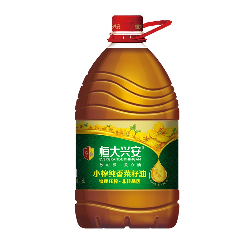 恒大小榨纯香菜籽油 5L