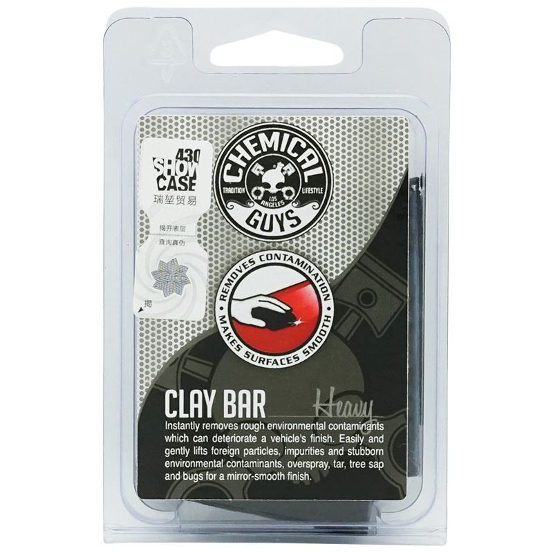 化学小子 漆面清洁粘土(重度黑) 漆面清洁洗车泥祛污泥黏土祛飞漆非研磨性汽车用品