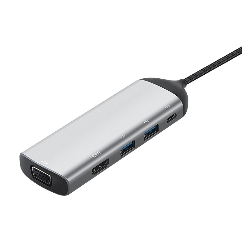 飞利浦type-c拓展坞电脑转换器 转接头笔记本扩展macbook pro苹果配件投影仪转换器