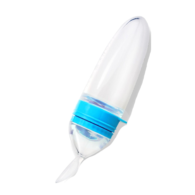 爱得利全硅胶喂食器AG-302 蓝色