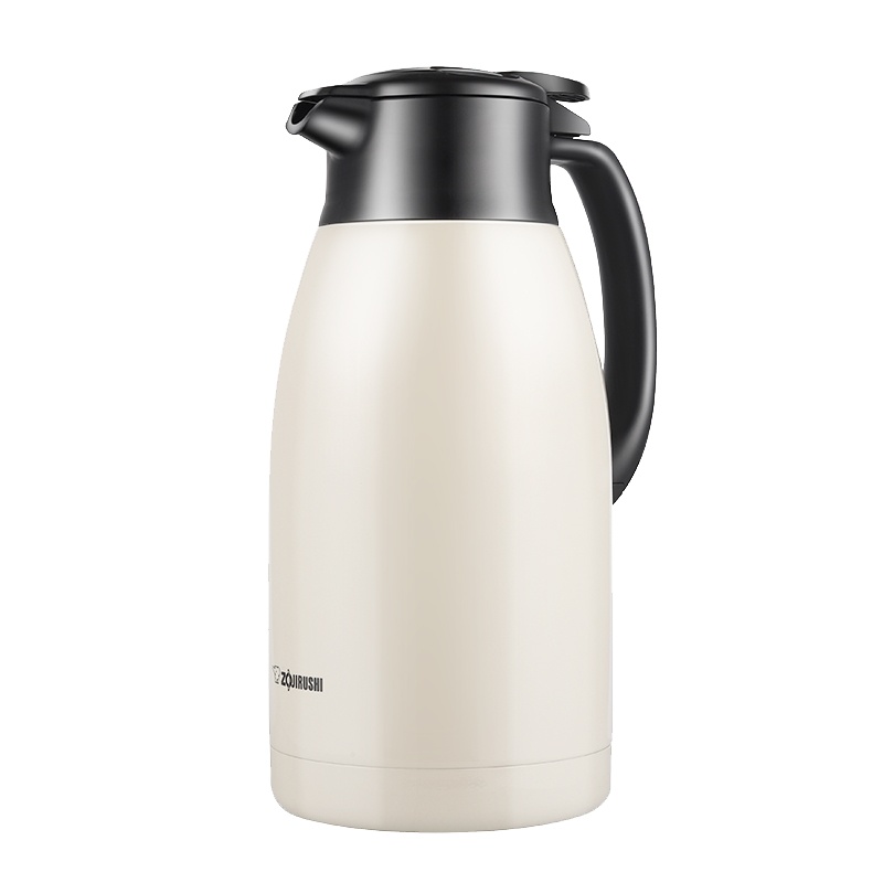 象印(ZO JIRUSHI) 不锈钢真空保温壶SH-HT19C大容量家用保温瓶热水瓶暖壶咖啡壶办公水壶 1.9L