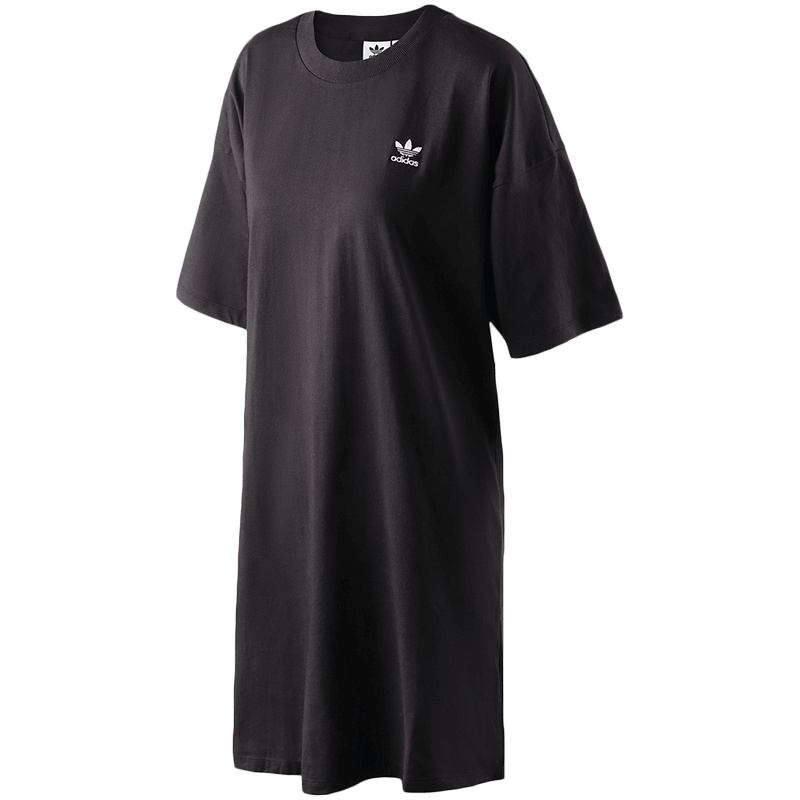 adidas阿迪达斯三叶草女装圆领运动时尚休闲连衣裙DV2607