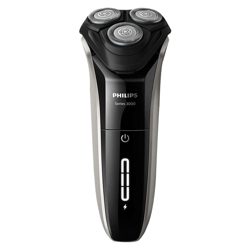 飞利浦(Philips)电动剃须刀S3202充电旋转式男士刮胡刀全身水洗三刀头胡须刀干湿两用刮胡子须刨