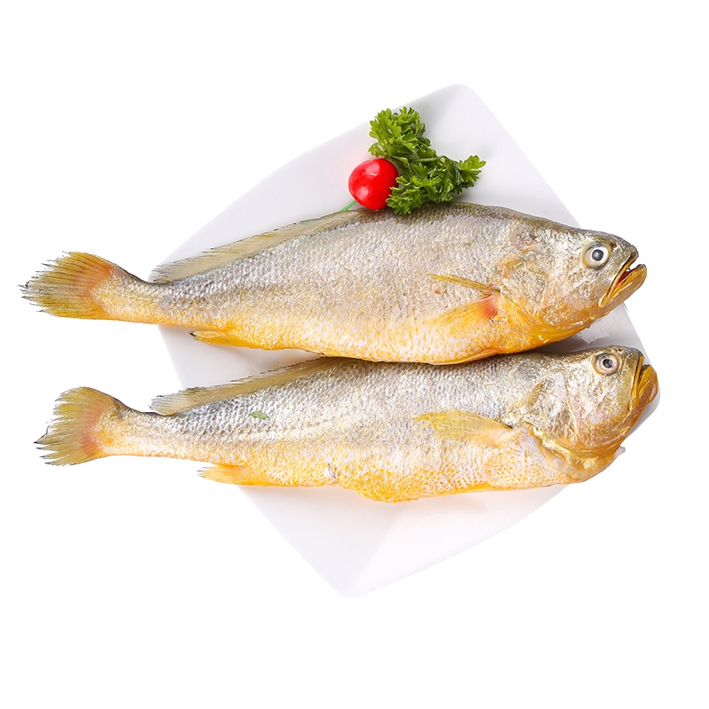 鲜盟三去黄花鱼850g 2条 宁德大黄鱼红烧清蒸海鱼海鲜水产