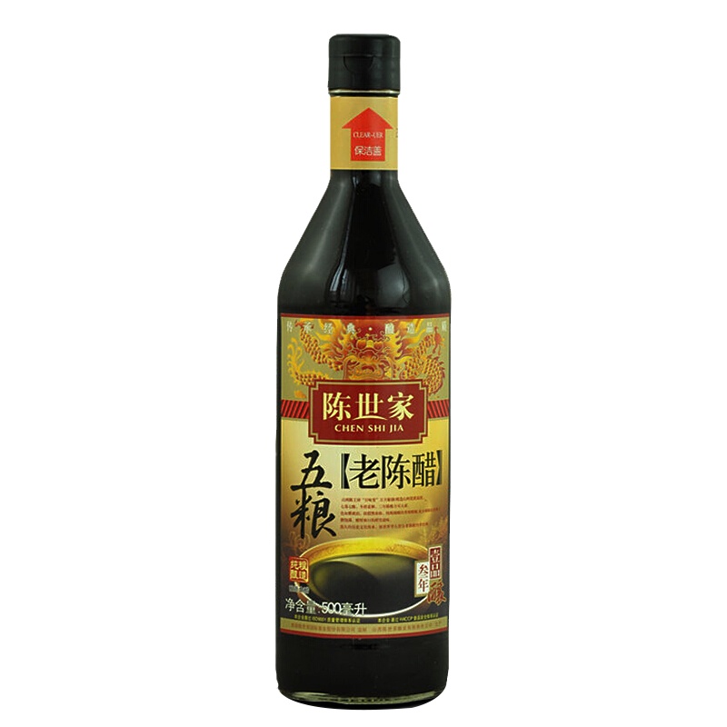 陈世家五粮三年山西特产老陈醋500ml