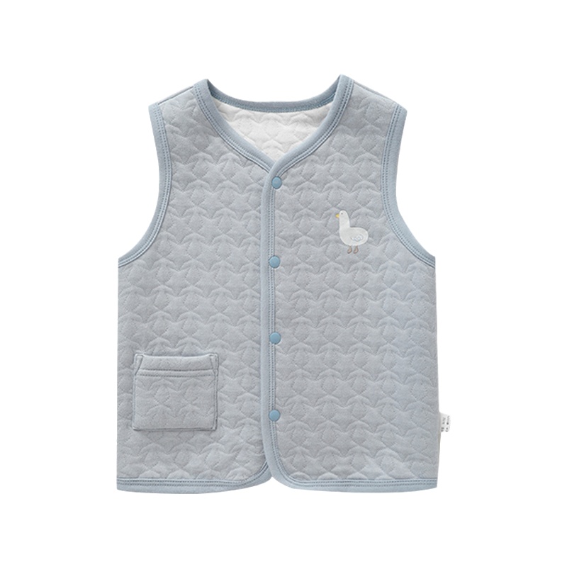 猫人宝宝马甲2021秋季新款婴儿坎肩夹棉小背心男童女童马夹薄棉