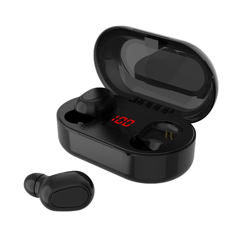 OKSJ L22[LED数显]无线蓝牙耳机迷你隐形双耳运动跑步入耳式苹果华为小米安卓通用