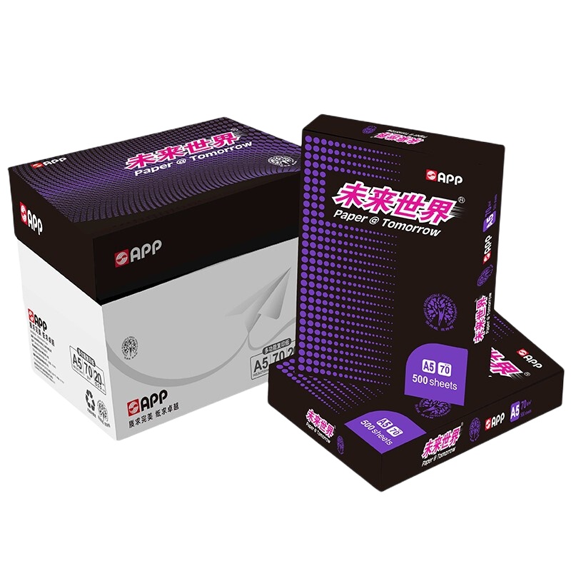 金光(app)未来世界[A4纸80g500张/包8包/箱]中性去静电复印纸