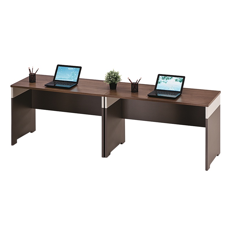 [藏书阁]简约现代办公桌职员办公桌办公家具2人位2.8米