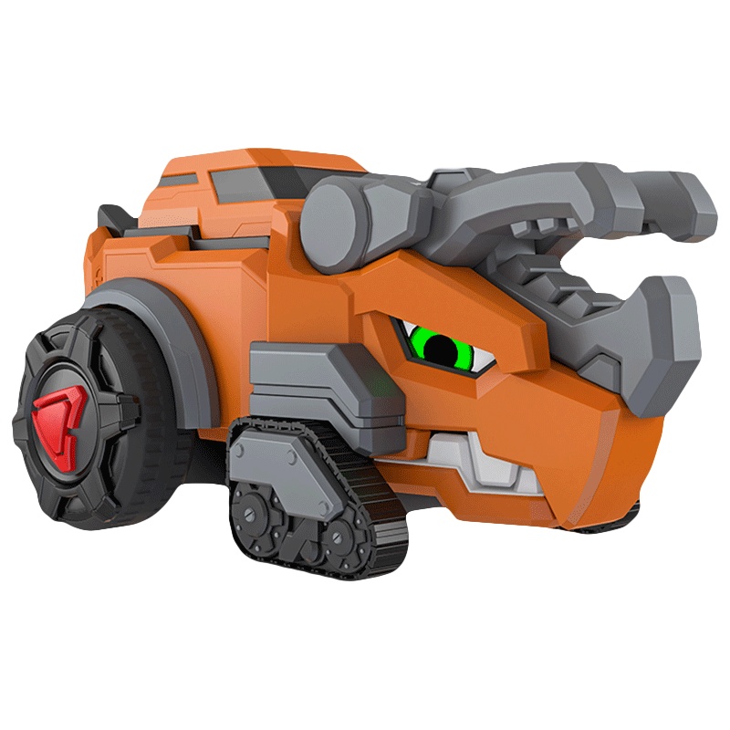 灵动创想百兽总动员车神爆兽变形奇趣迷你龙蛋机器人男孩女孩玩具三角兽2333