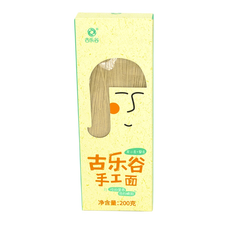 古乐谷手工空心面(黑小麦+藜麦)粗粮孕妇宝宝辅食200g