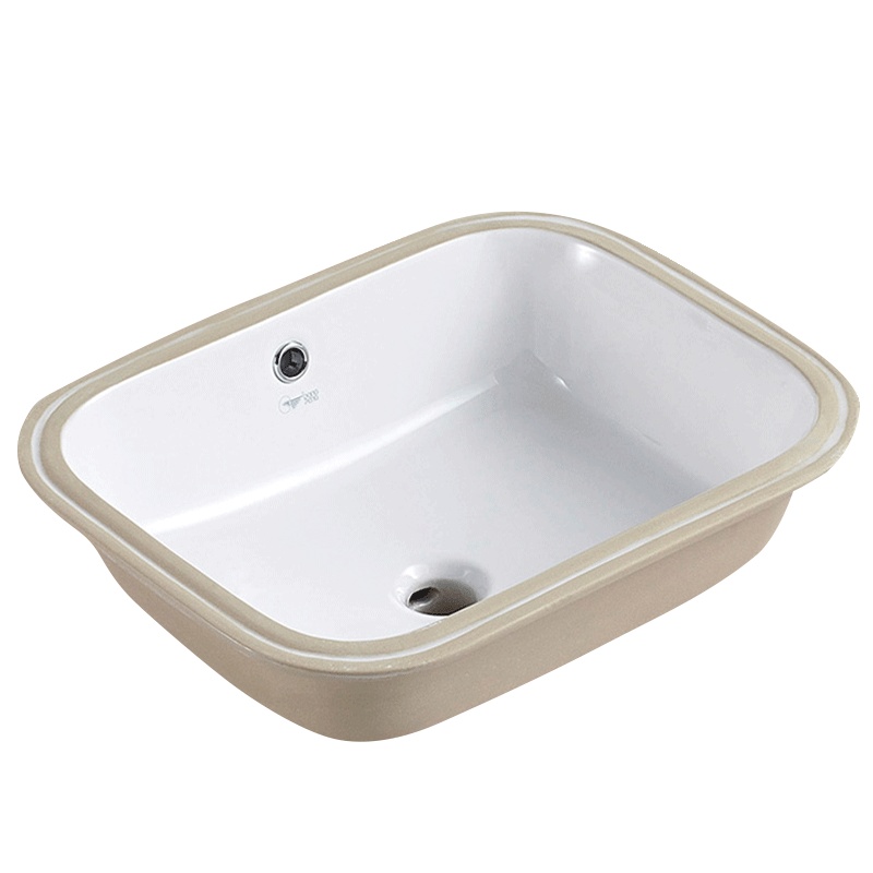 东鹏卫浴洗面盆台下盆洗脸盆陶瓷嵌入式圆形方形洗手盆一体盆卫生间家用洗漱单盆配龙头