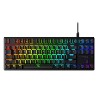 极度未知(HyperX)阿洛伊 Origins Core起源竞技版RGB游戏机械键盘 赛博朋克 87键红轴 黑色
