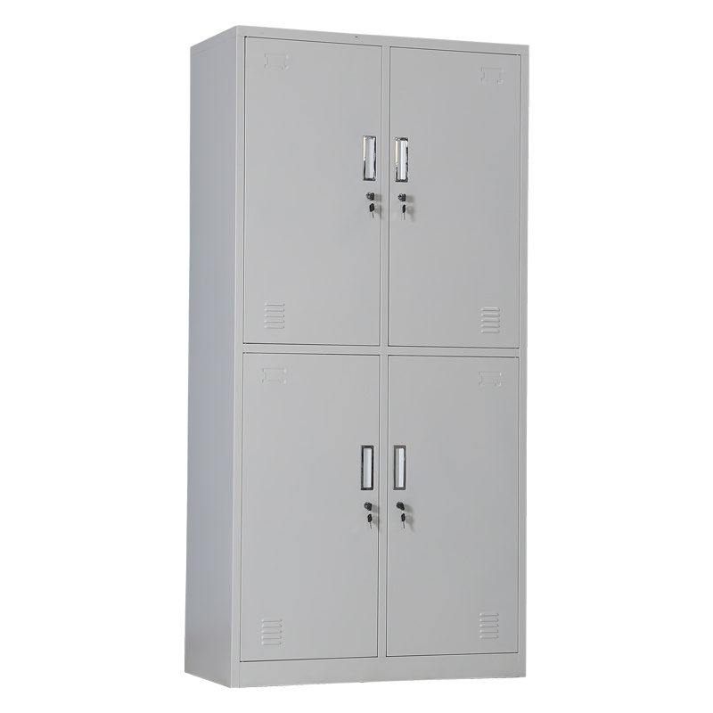 HiBoss更衣柜铁皮柜储物柜员工柜鞋柜四门更衣柜