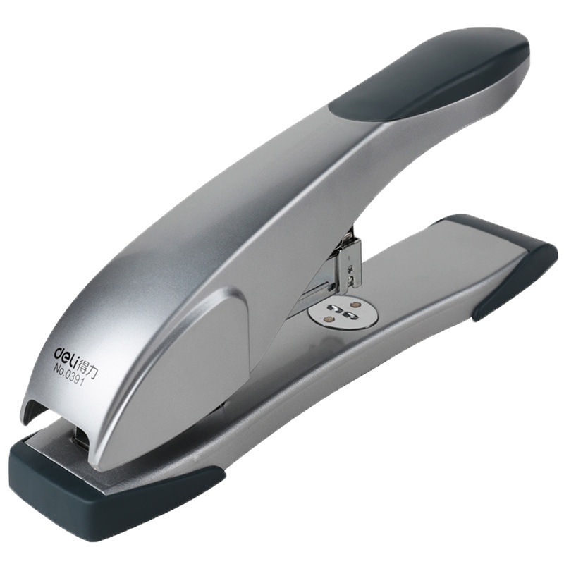 得力(deli)0391重型厚层订书机 装订60页 适用23/10订书钉 颜色随机 单个装
