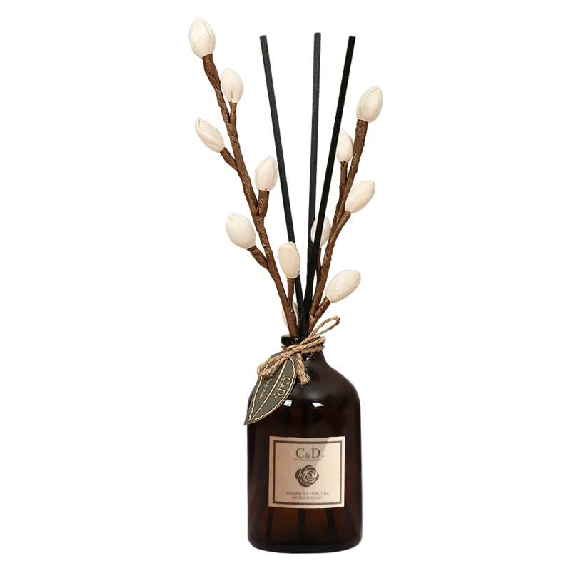 无火香薰精油家用卧室室内持久熏香干花办公室空气清新剂房间香水