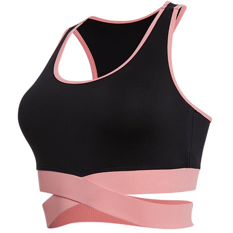 范斯蒂克 运动内衣女减震跑步聚拢定型美背文胸高支撑瑜伽专业背心健身bra