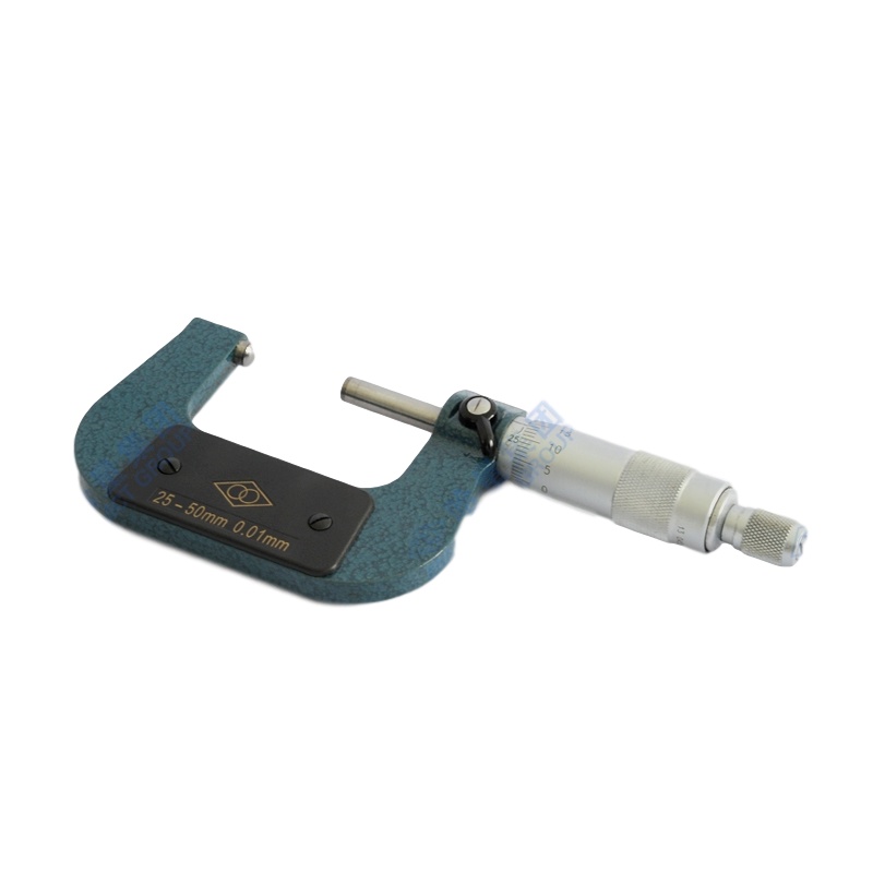 哈量连环壁厚外径千分尺 螺旋测微仪器 镶合金 棘轮测力 管壁测量 0-25_0.01mm