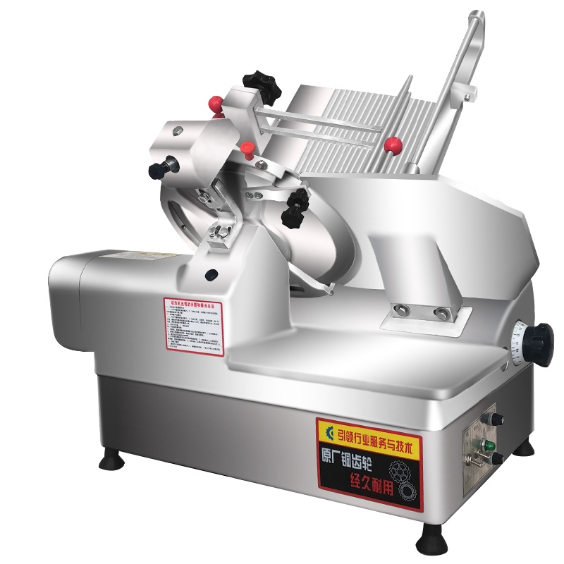 乐创(lecon) LC-Q30 全自动商用切片机牛羊肉卷电动台式不锈钢切肉机 13寸台式切片机