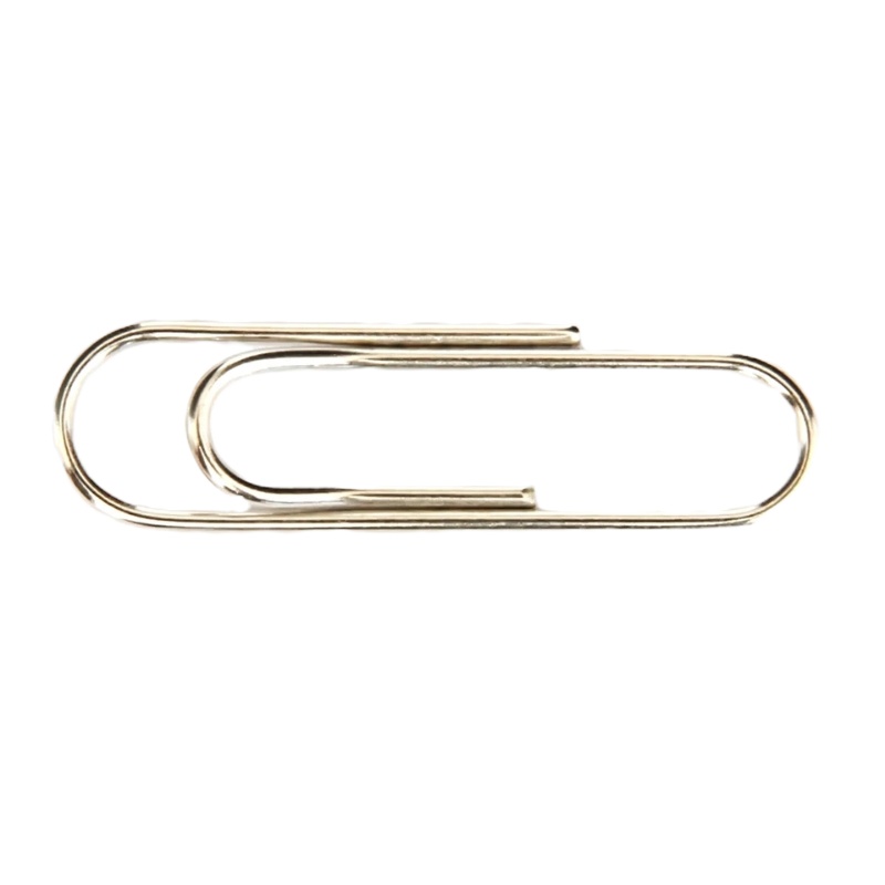 得力3#镀镍回形针(盒装/200只)NO.0037(2盒装)