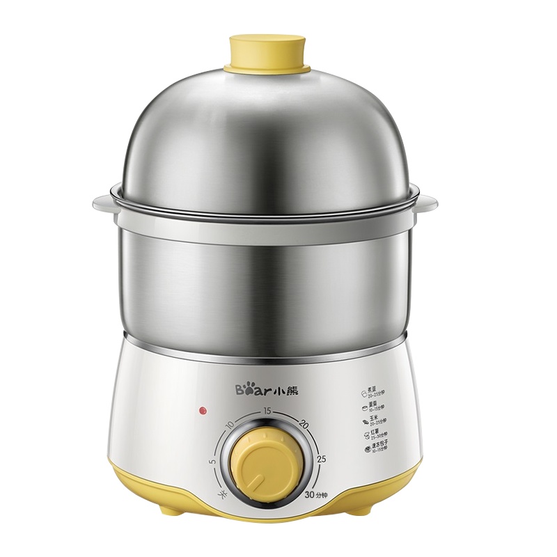 小熊(Bear)煮蛋器 双层大容量家用全自动蒸蛋器多功能一体可定时早餐神器 ZDQ-A07U1