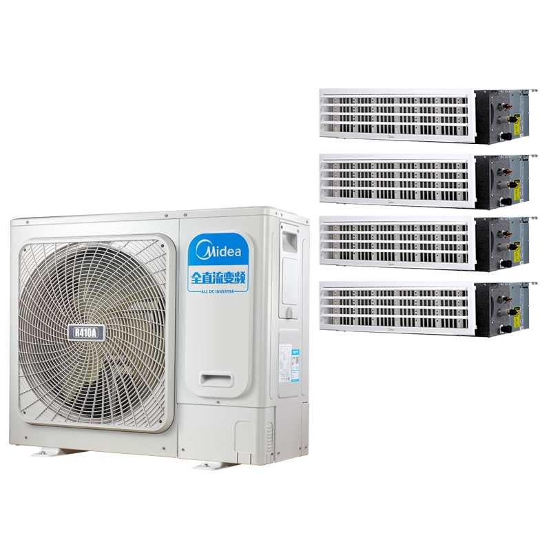 美的(Midea)5匹 全直流变频多联机风管式小多联机厨房空调MDS-H120W(E1)一拖四[安装和材料需另外收费]