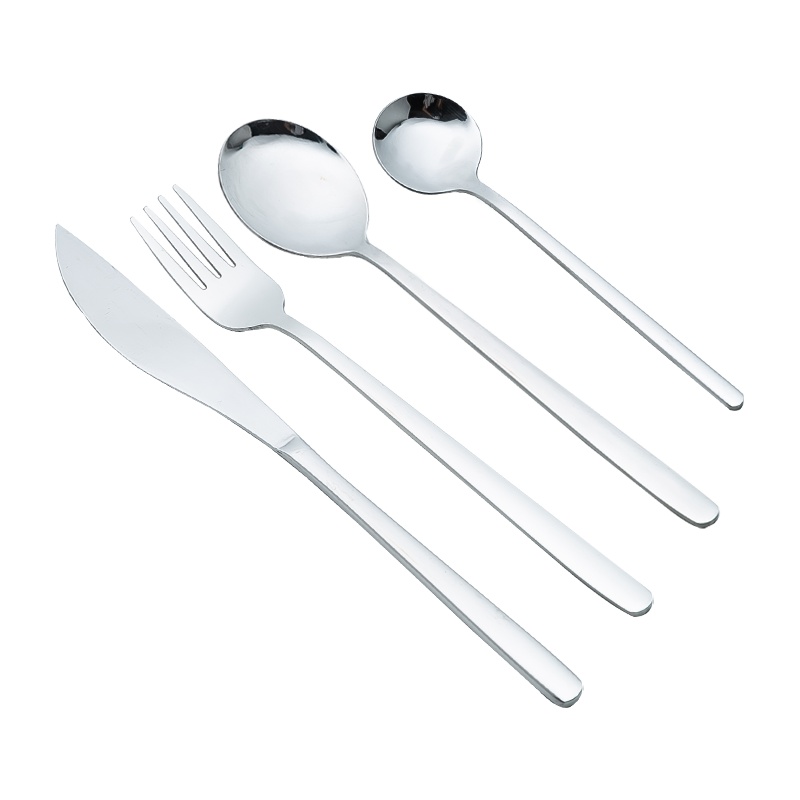 富昱景 304不锈钢刀叉套装家用西餐餐具四件套ins风网红牛排