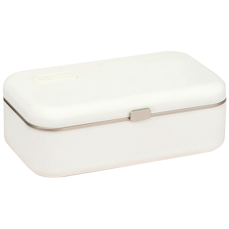 适盒A4BOX 加热饭盒插电保温上班族车载电热饭便携神器便当盒 正午白(标配+餐具+车载充电器)