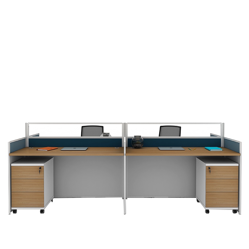 盛世之家 简约现代办公桌椅组合职员办公桌屏风工作位 员工位电脑桌椅 P-RFC4DS