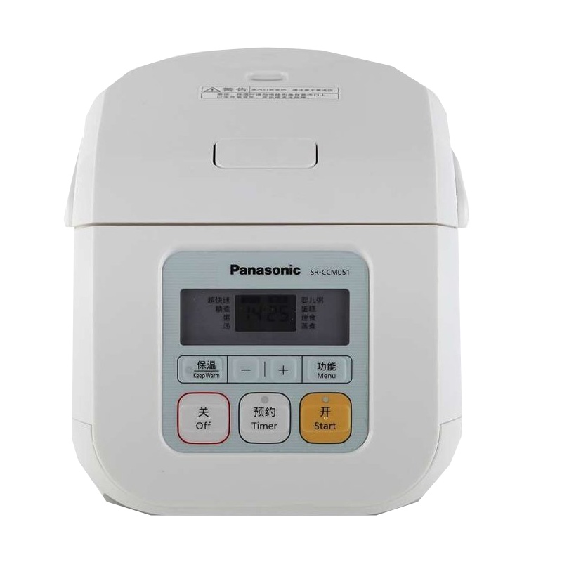 松下(panasonic) SR-CCM051-B / W 家用1-2人小电饭锅（操作面板白色蓝色 随机发）