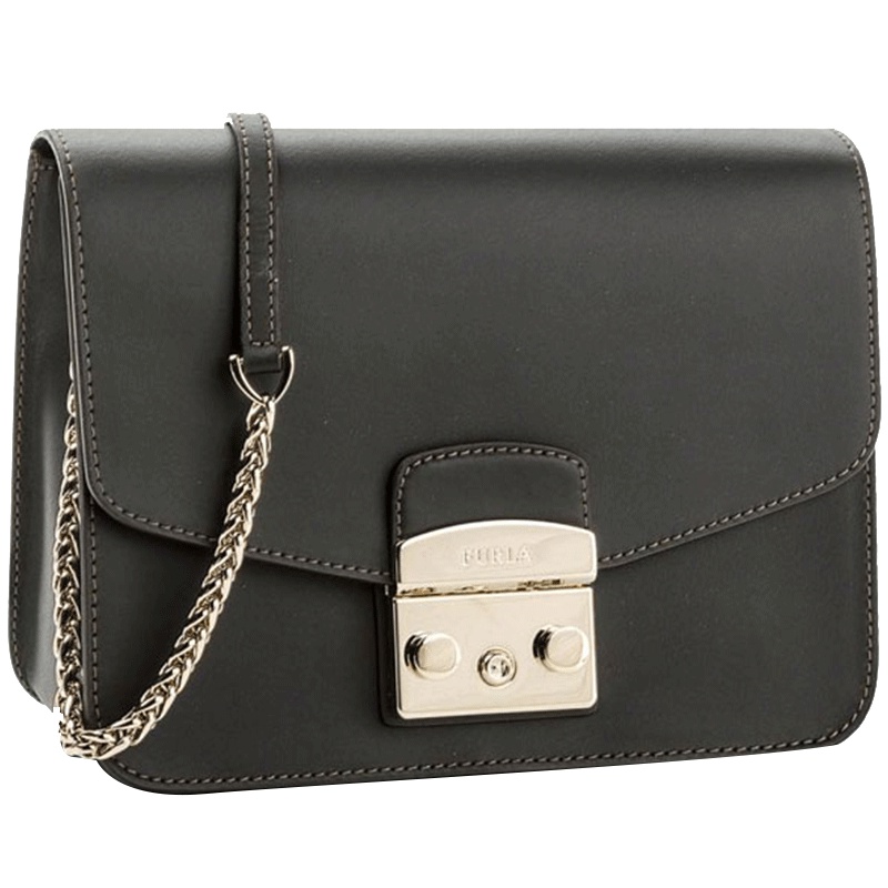 FURLA/芙拉METROPOLIS系列 黑色链条包