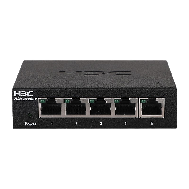 华三(H3C)S1205V 5口千兆非网管企业级交换机 1000Mbps千兆以上 千兆以太网交换机