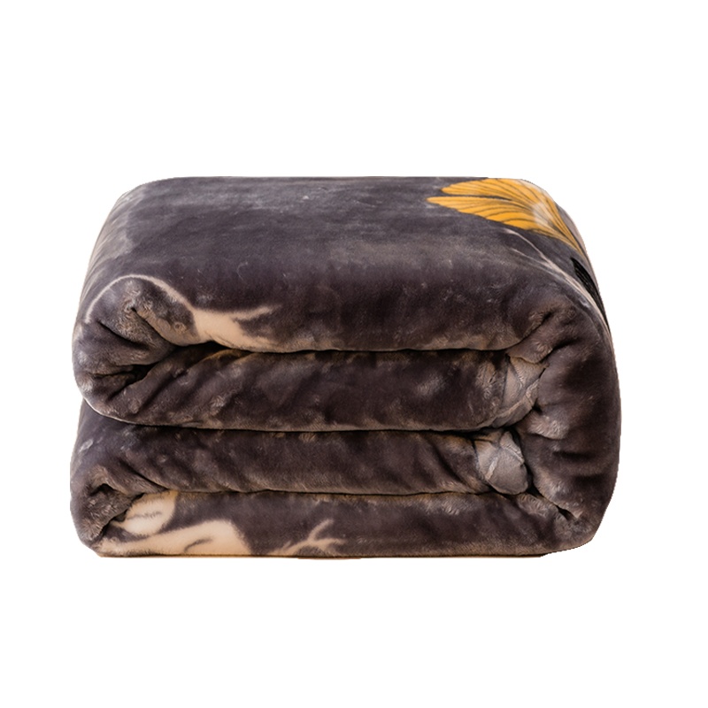 南极人(NanJiren)家纺 加厚保暖拉舍尔毛毯绒毯子 床上用品秋冬印花盖毯柔软厚实午睡毯