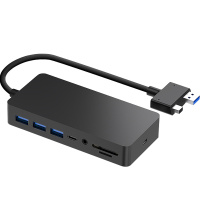 久宇 微软Surface go扩展坞USB-C多功能转接头Go2拓展3.0USB连接U盘键盘鼠标SD/TF内存卡音频