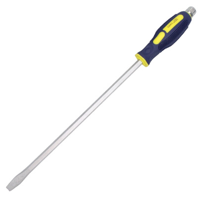 长城精工 Cr-V六角穿心螺丝刀 一字螺丝批 起子改锥工具 8*250mm 275608 1把(2把起订)