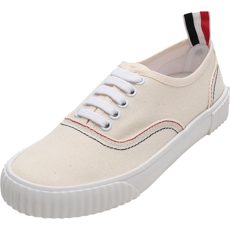 THOM BROWNE 汤姆·布朗 女士织物系带帆布鞋运动鞋 FFD063A 06555
