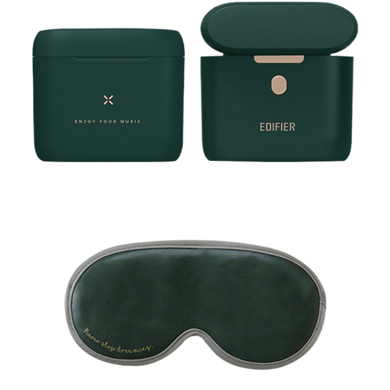 [国际IF年度设计奖]漫步者x冇心联名真无线蓝牙耳机双耳入耳式超长待机绿色苹果华为oppo通用有心ejoy-森林绿