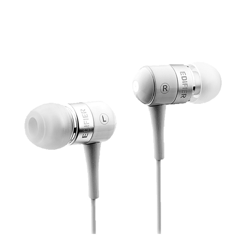 Edifier/漫步者 H285手机立体声音乐3.5mm插孔有线耳机入耳式重低音耳塞 白色