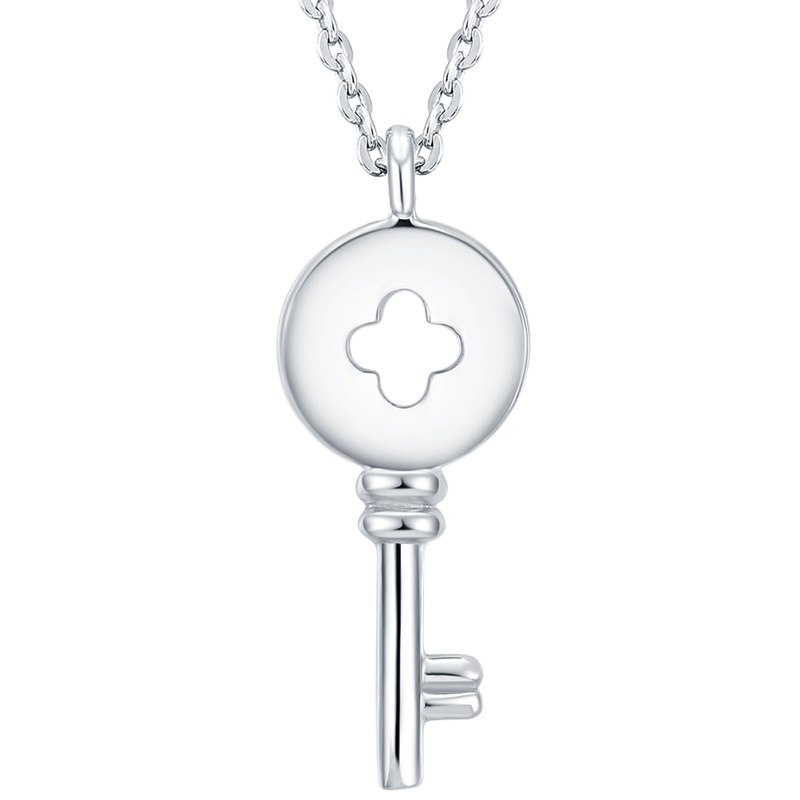 周大福首饰小巧钥匙PT950铂金项链吊坠PT161262