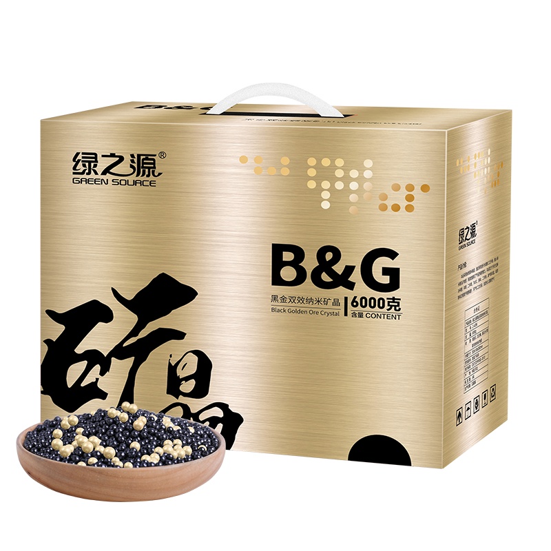 绿之源 黑加金纳米矿晶6000g新房装修吸去除甲醛清除剂活性炭包室内卧室家车用除臭去异味防潮竹炭碳包