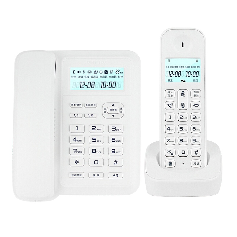 飞利浦 DCTG 167白色 无绳电话机