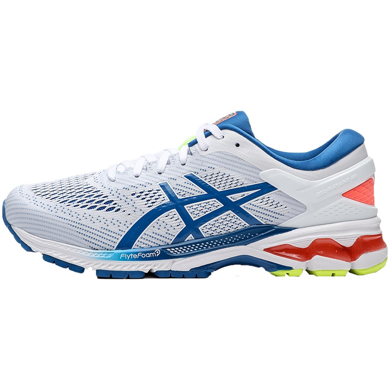 ASICS男鞋跑步鞋GEL-KAYANO 26跑步运动鞋1011A541-100