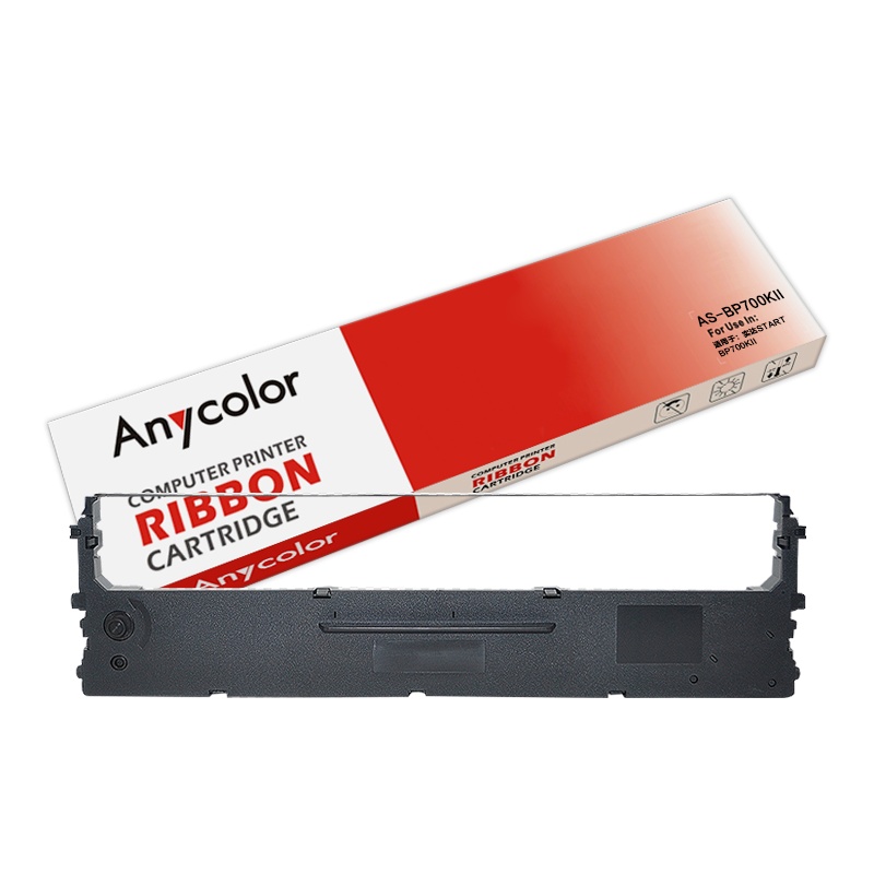 欣彩 BP700KII色带(色带架含芯)黑色单支装(适用实达START BP700KII)色带芯:12.7mm*14m