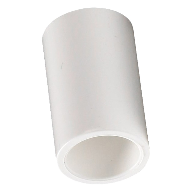 联塑(LESSO)pvc水管直通配件接头直接头直通(PVC-U给水配件)白色 dn50 (10个装)