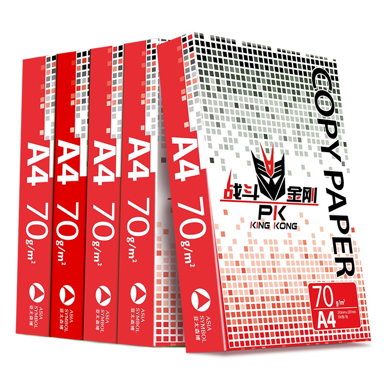 战斗金刚复印纸 A4 70g 5包/箱 500张/包