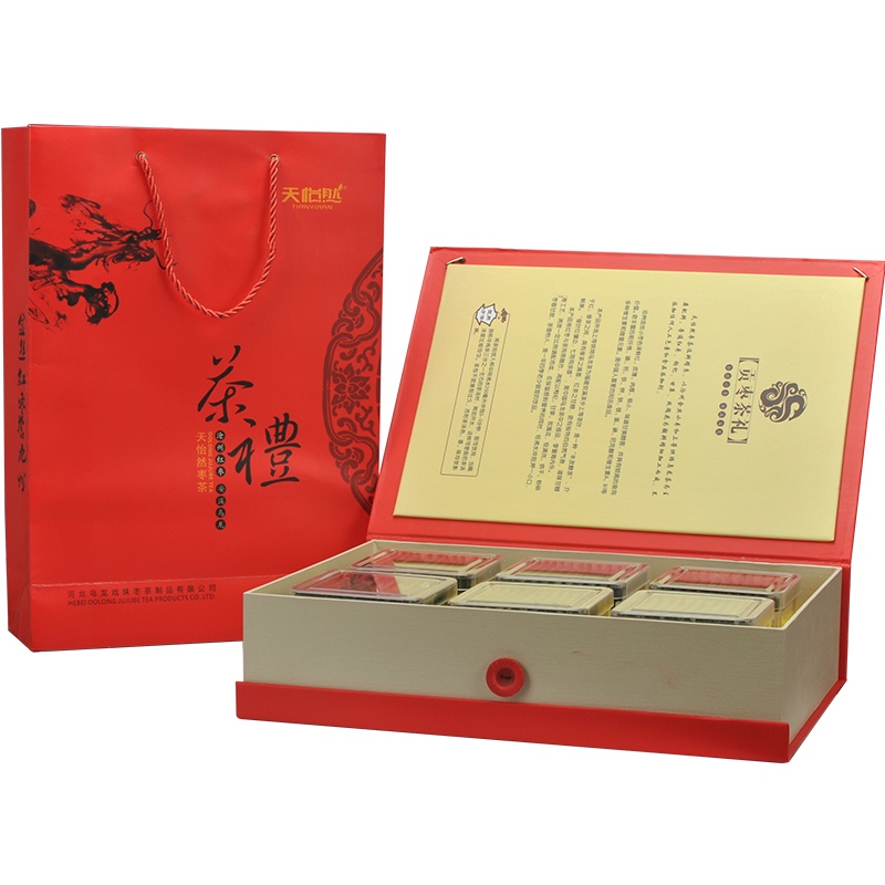 [中华特色]河北供销馆 天怡然 乌龙枣茶礼盒 金丝红枣热饮茶年货礼品 河北沧州特产 茶礼 216克礼盒装
