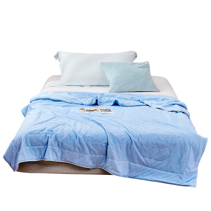 梦洁美颂 梦洁(MENDALE)家纺抗菌夏凉被凉感空调被子B面针织全棉可机洗双人夏季被芯双面抗菌COOL被沁芯