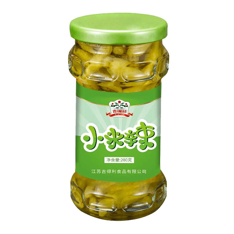 吉得利泡椒小米椒 下饭菜椒辣椒酱调料调味品酱菜280g