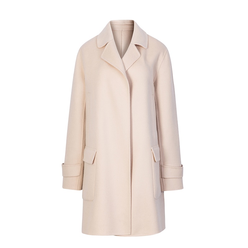 ERDOS 秋冬 中长款休闲保暖女士羊毛羊绒毛呢大衣