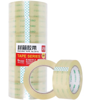 得力30175封箱胶带45mm*100y*50um(6卷/筒)JM